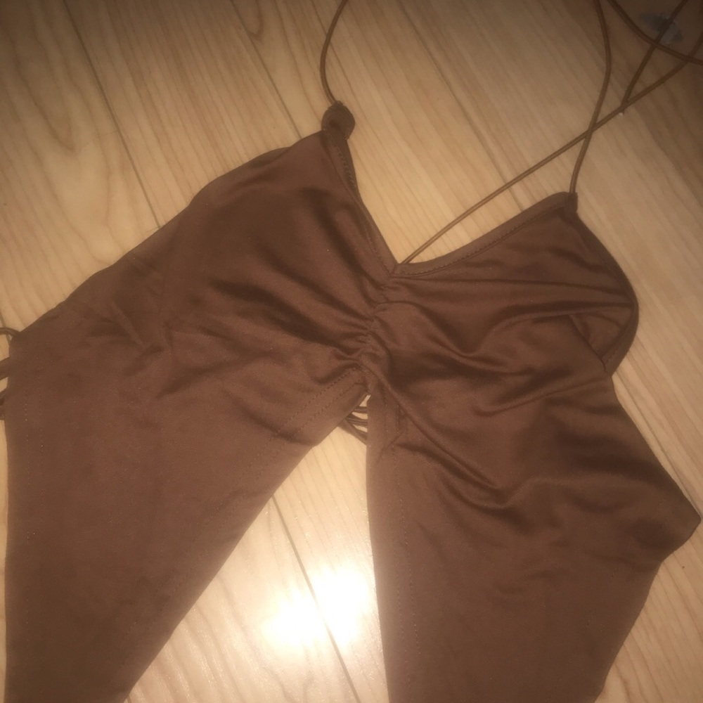 Flowy Brown Shein Top